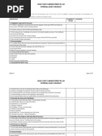 BRC Issue 9 Audit Checklist Guide | PDF | Food Safety | Audit