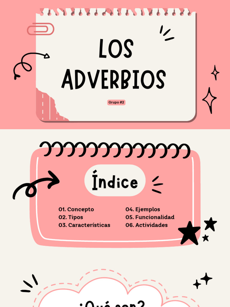 Tipos y Funciones de los Adverbios | PDF | Adverbio | Mecánica del lenguaje