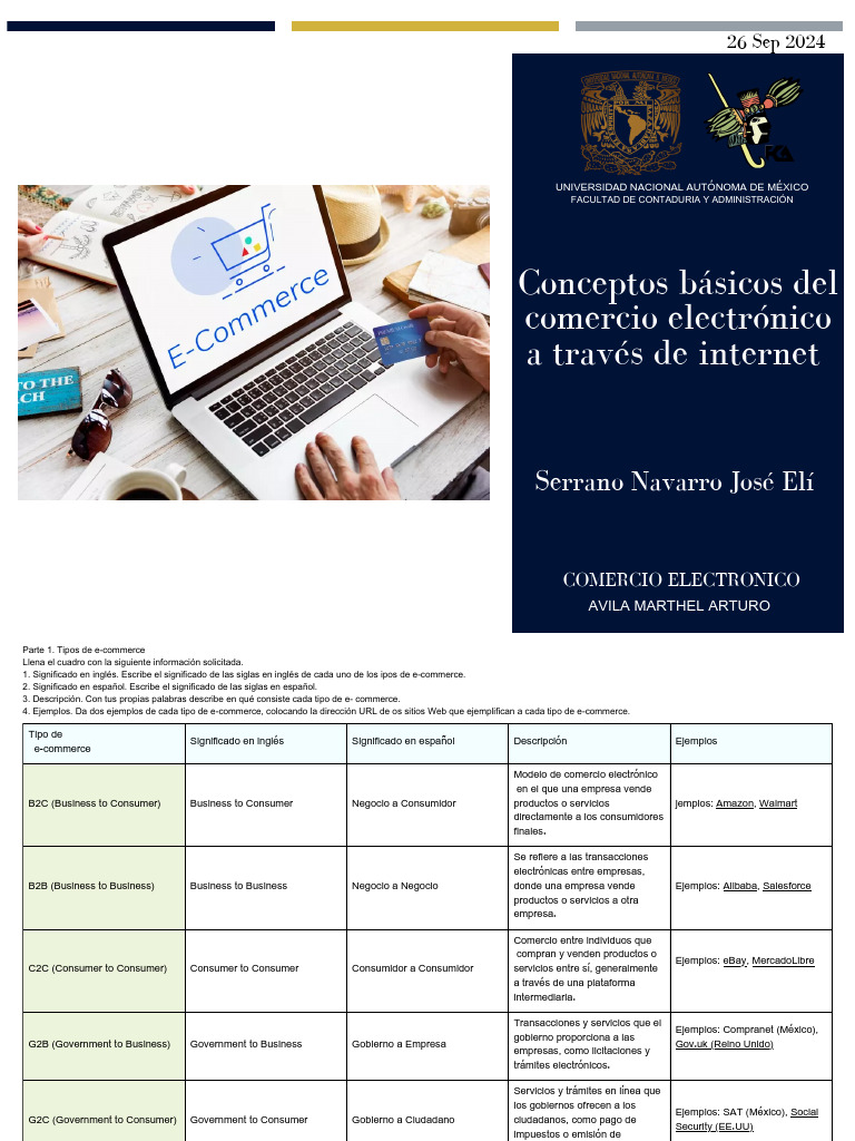 Tipos de E-commerce y Ejemplos Clave | PDF | Comercio electrónico ...