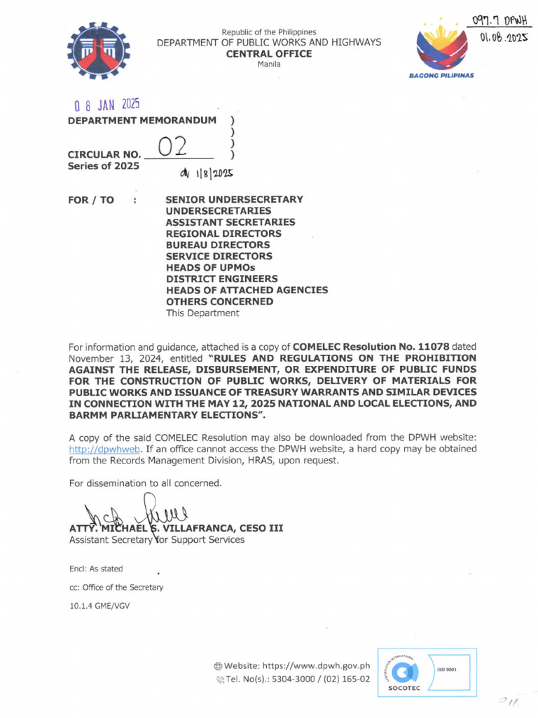 Comelec res no 11078 rules and regulations on the prohibition against
