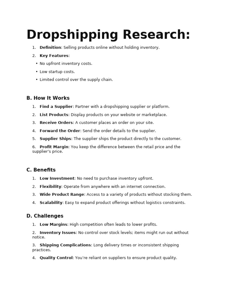 Dropshipping Business Essentials Guide | PDF | Market (Economics ...