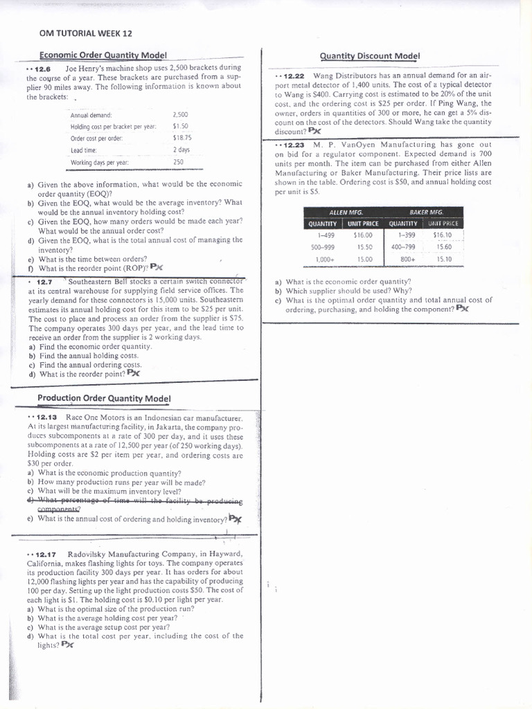 CHP 12 | PDF