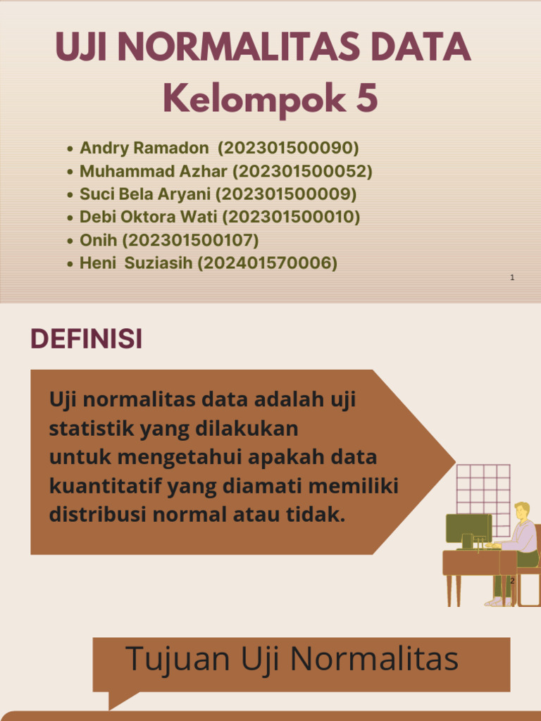 Panduan Uji Normalitas Data Statistik | PDF