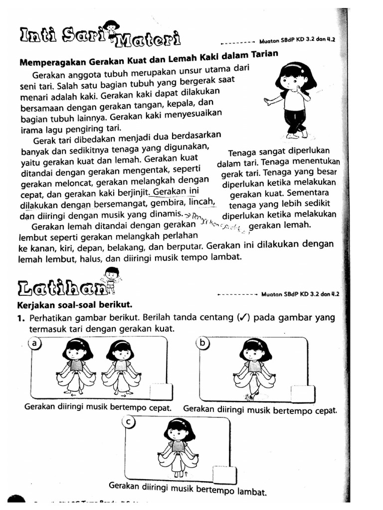 Gerak Kuat Dan Gerak Lemah Kaki Dalam Tarian | PDF