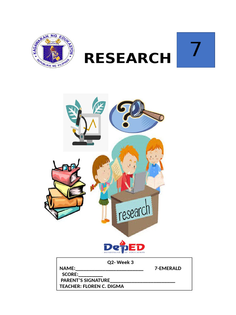 Formulating Research Problems Guide | PDF | Question | Statistics