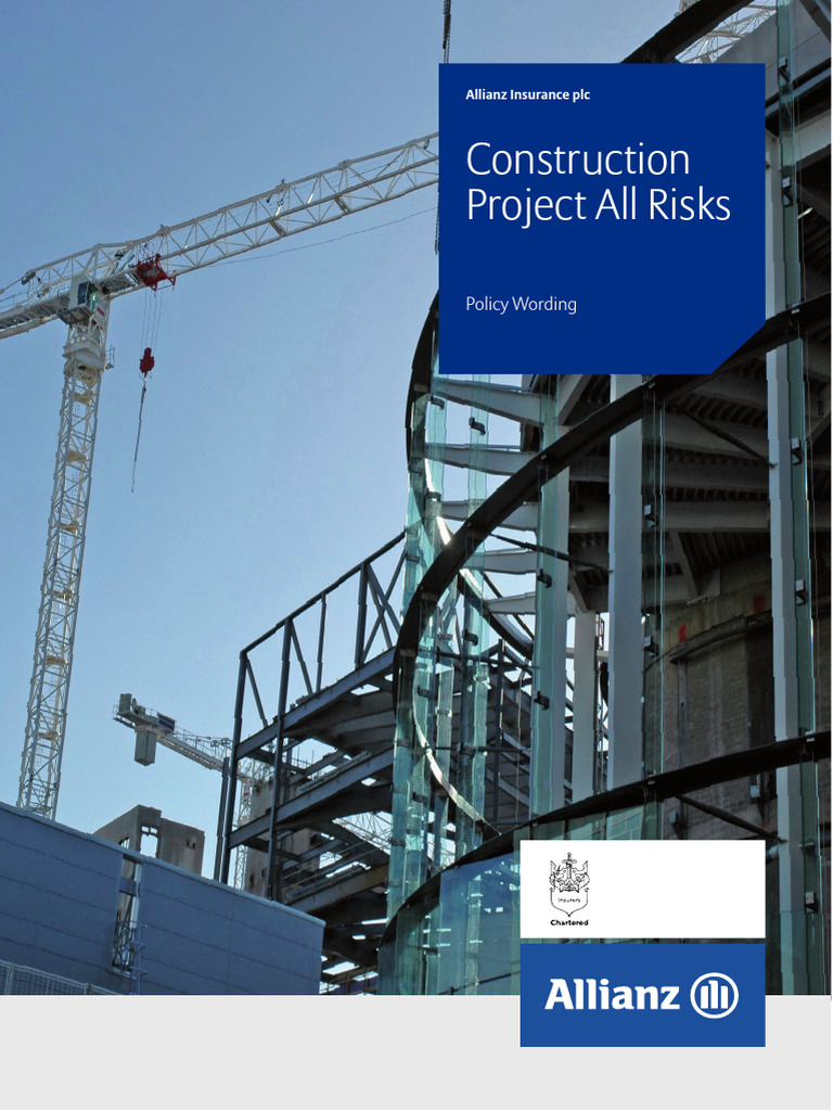 Allianz Construction Project Insurance Policy | PDF | Insurance ...