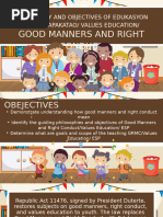 Understanding GMRC in Values Education | PDF | Etiquette | Virtue