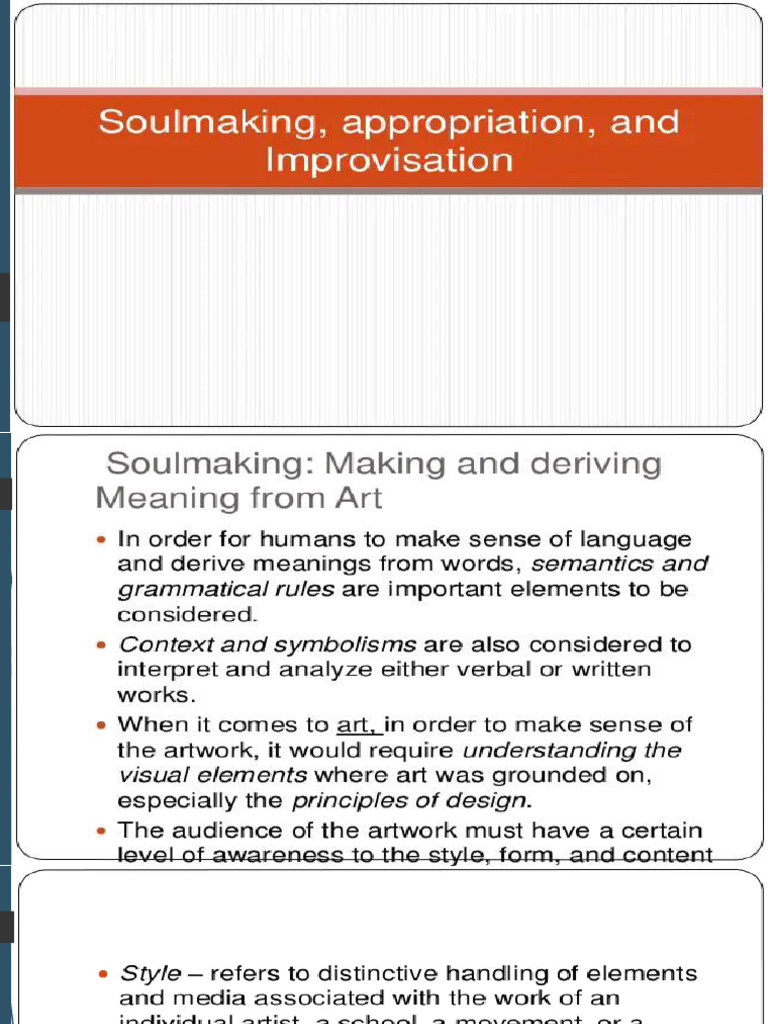 Categories of Soul Making Explained | PDF