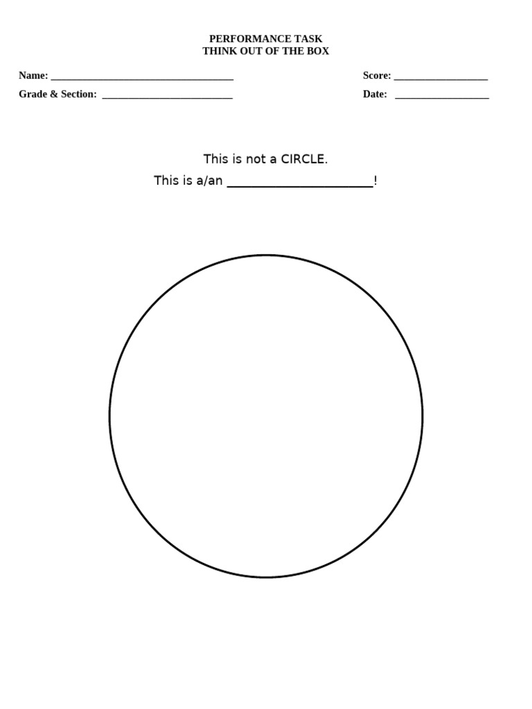 Performance Task | PDF
