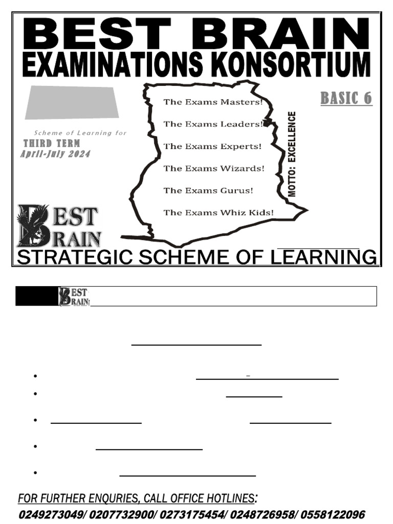 Basic 6 Third Term Learning Scheme | PDF | Ratio | Knowledge