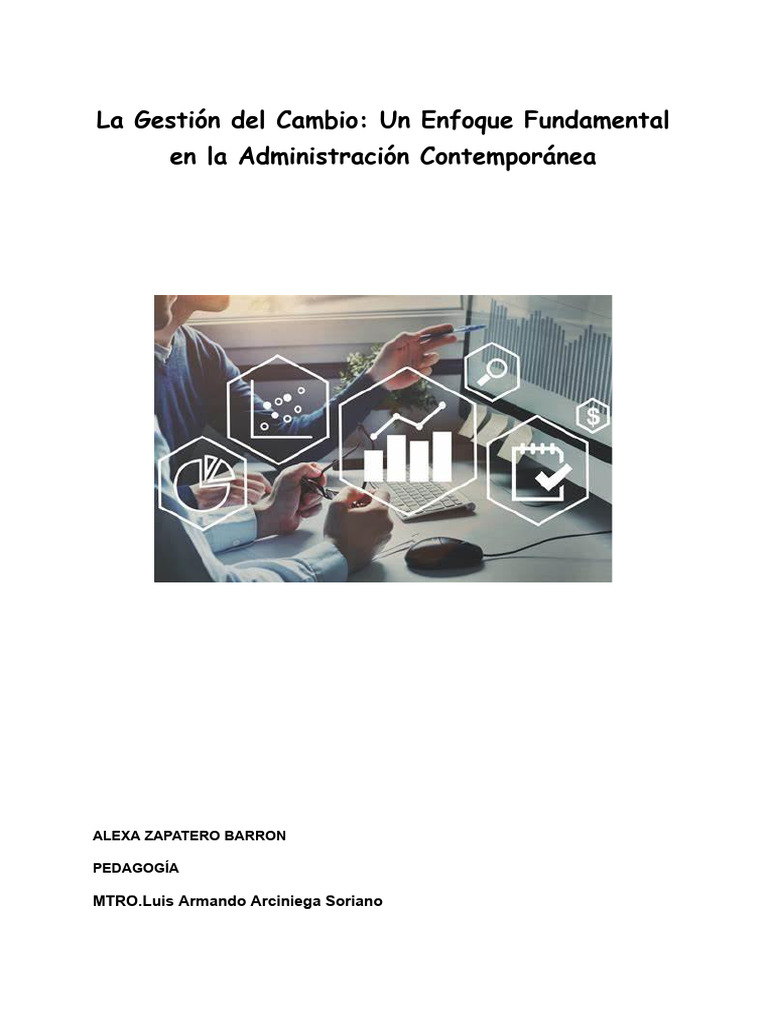 Gestión del Cambio en la Administración | PDF | Innovación | Planificación