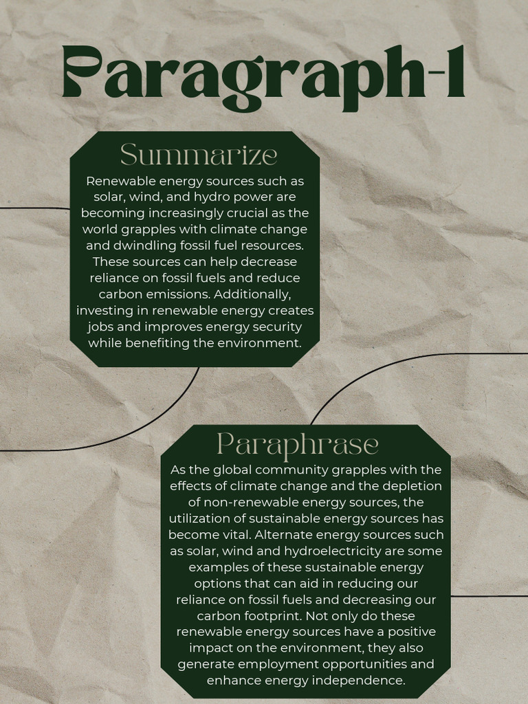 Answer To Paragraph 1 | PDF
