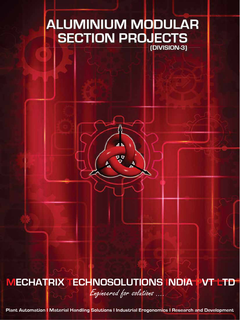 3-Aluminium Modular Section Projects | PDF | Automation | Secondary ...