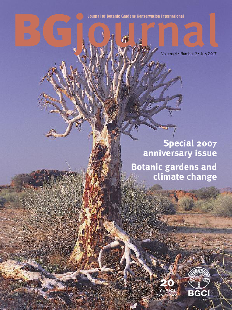 Botanic Gardens' Role in Climate Change | PDF | Biodiversity ...