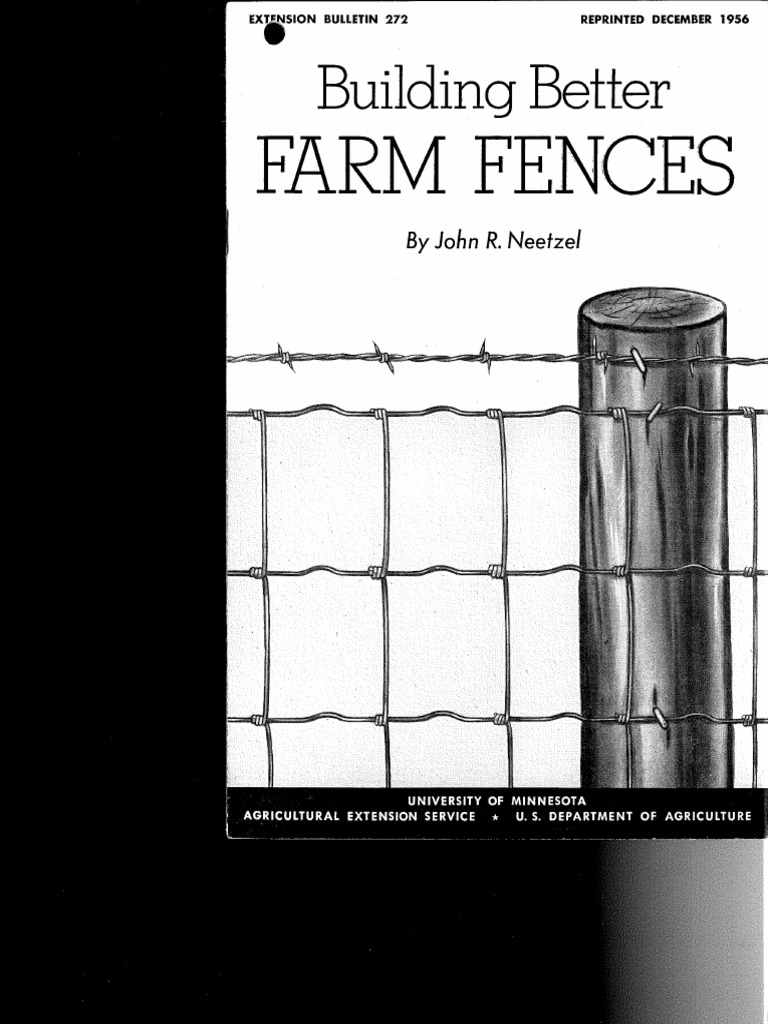 Building Durable Farm Fences Guide | PDF | Wood