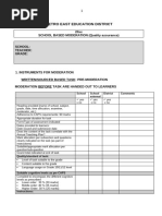 4 Pre - & Post-Moderation Forms 2022 | PDF | Teachers | Behavior ...