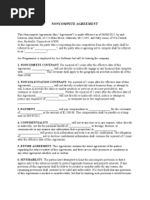 Noncompete Agreement