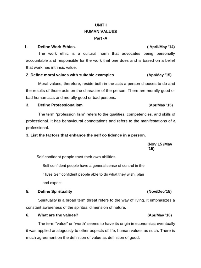 Unit I | PDF