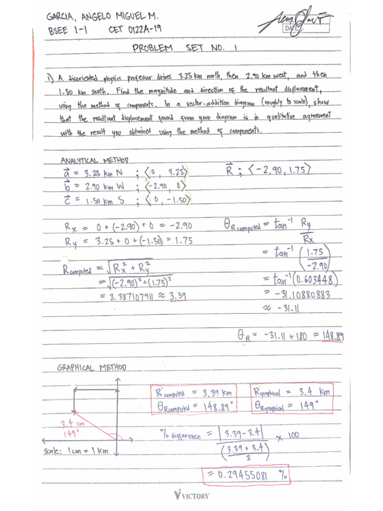 Garcia - Problem Set No. 01 | PDF