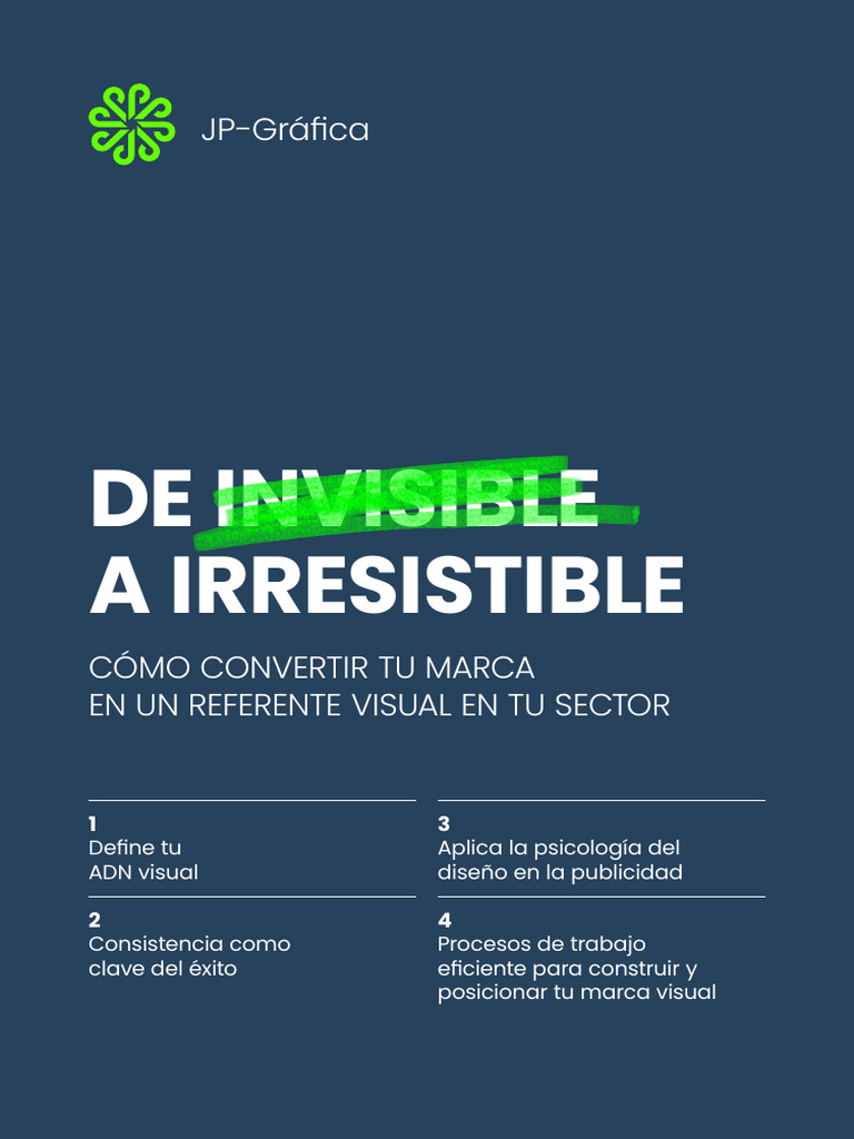 De Invisible a Irresistible: Tu Marca Visual | PDF | Marca | Diseño