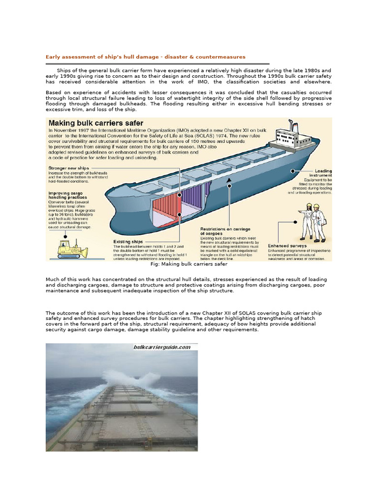 Bulk Carrier Hull Damage Guide | PDF | Ships | Shipping