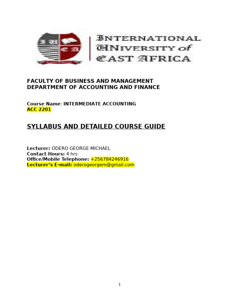 Intermediate Acc 2201 Notes | PDF | Balance Sheet | Debits And Credits