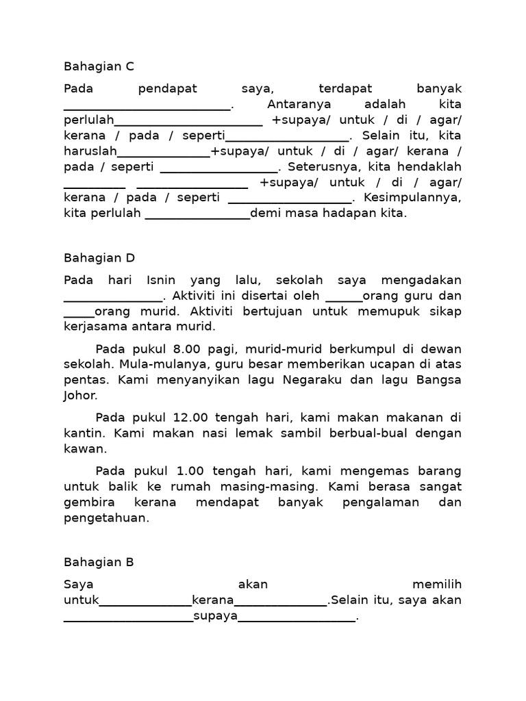 Bahagian C | PDF