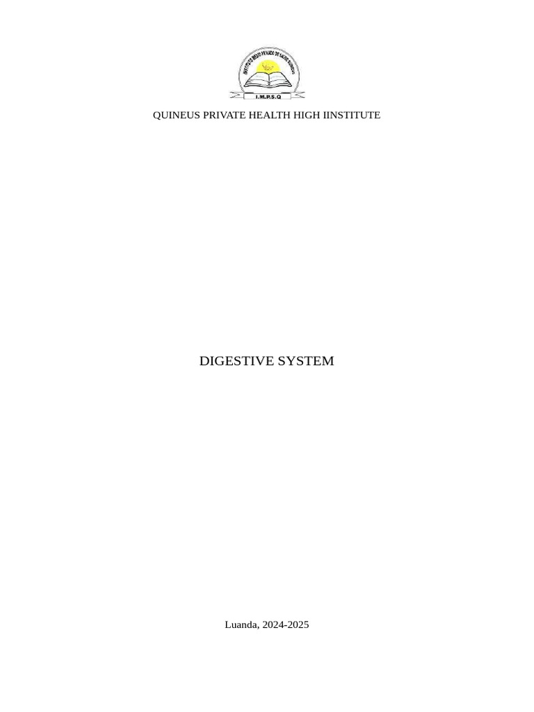 Quineus Private Health High Iinstitute | PDF | Small Intestine ...