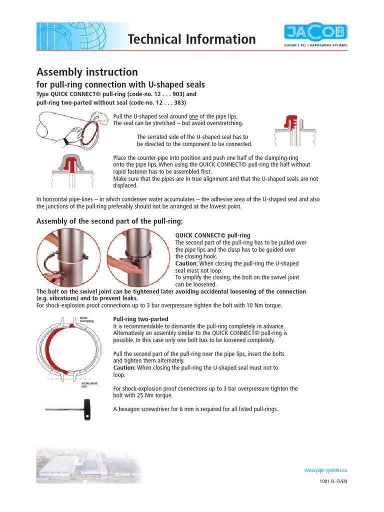 Montaje Quick Connect | PDF | Pipe (Fluid Conveyance) | Materials