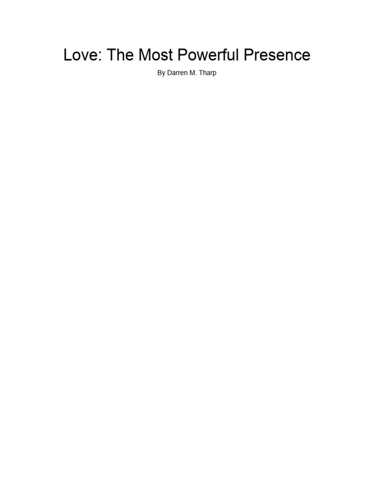 The Transformative Power of Love | PDF