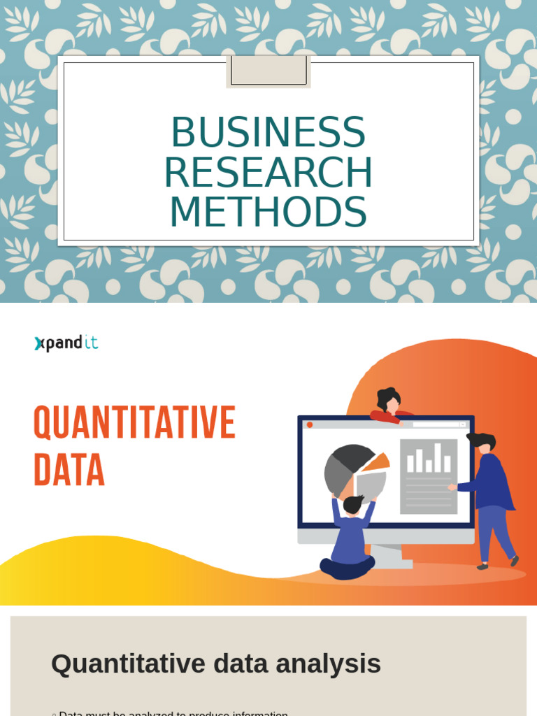 Quantitative Data Analysis Techniques | PDF | Statistics | Quantitative ...