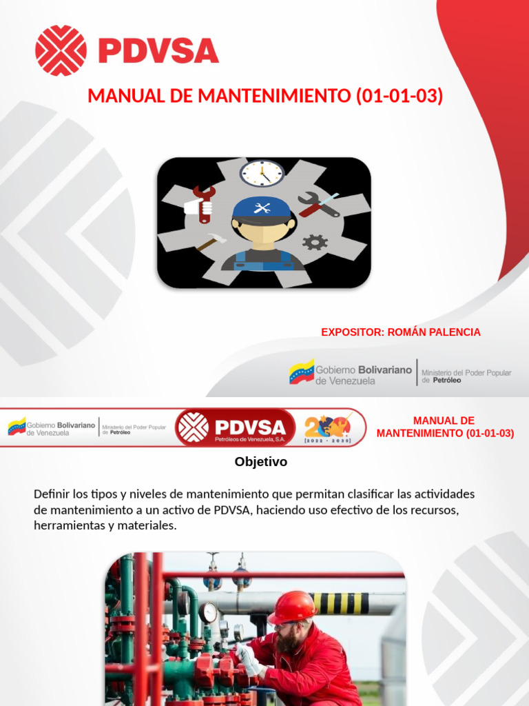 PRESENTACIÓTipos y Niveles De. Mtto | PDF | Diseño