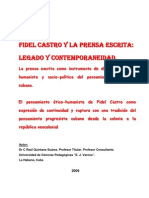 Fidel y La Prena Escrita. Legado y Contemporaneidad