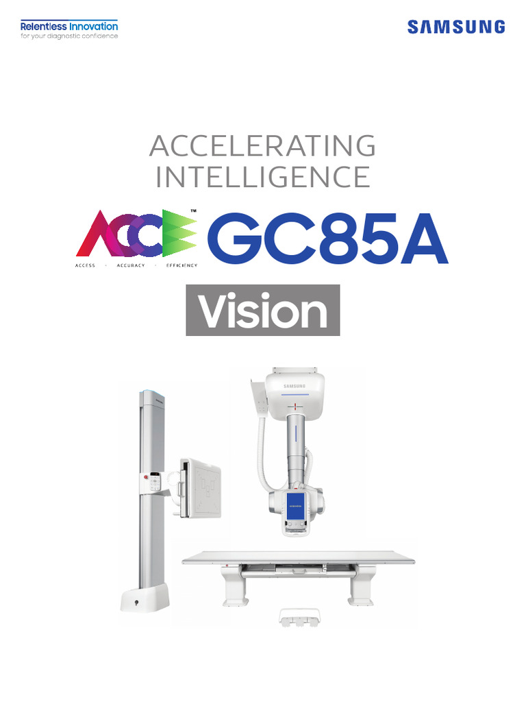 Acce Gc85 Vision - 1 Gc85a 110 | PDF | Radiography | Lung Cancer