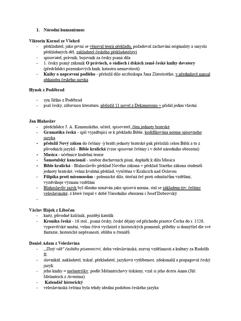 Česká Renesance | PDF
