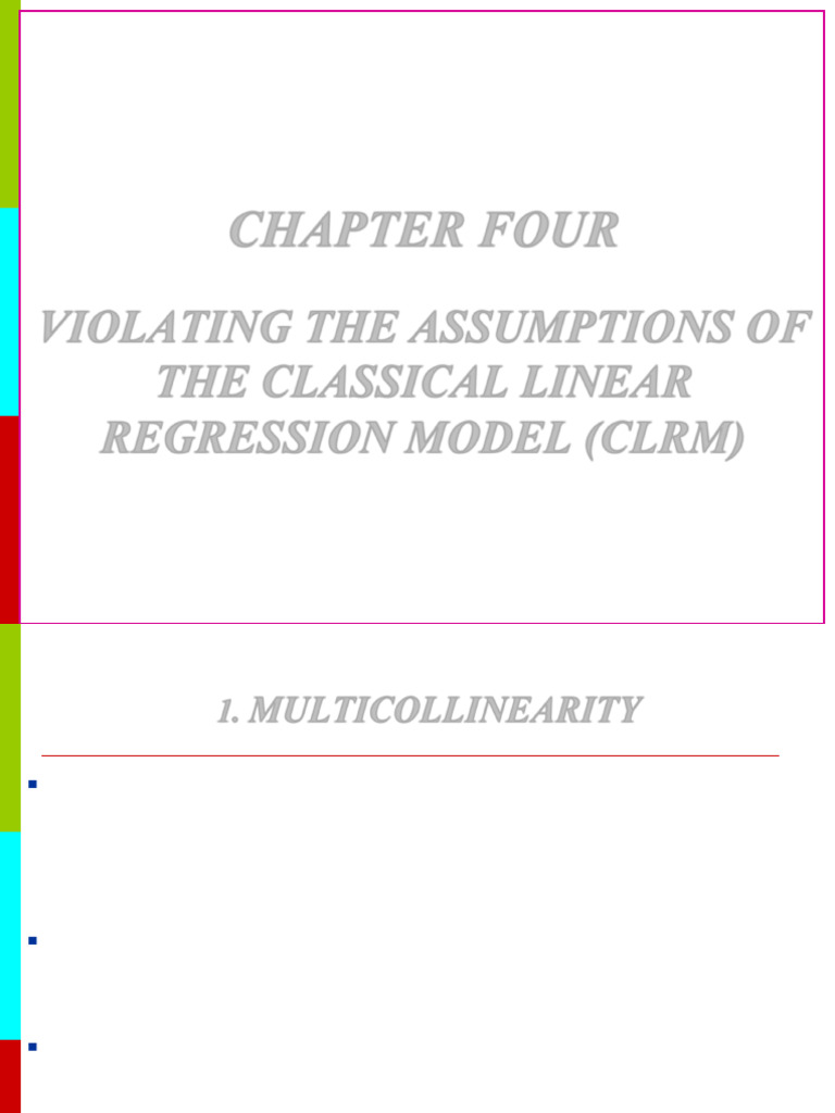 Understanding Multicollinearity in Regression | PDF | Multicollinearity ...