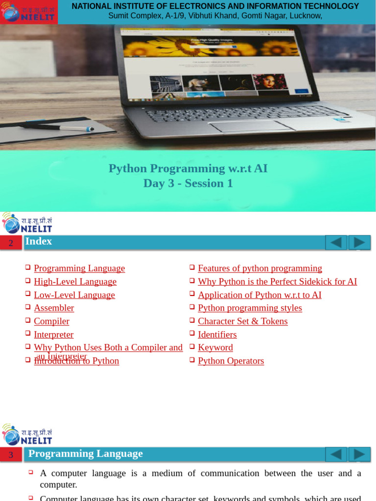 Day 3 S-1 | PDF | Python (Programming Language) | Computer Program