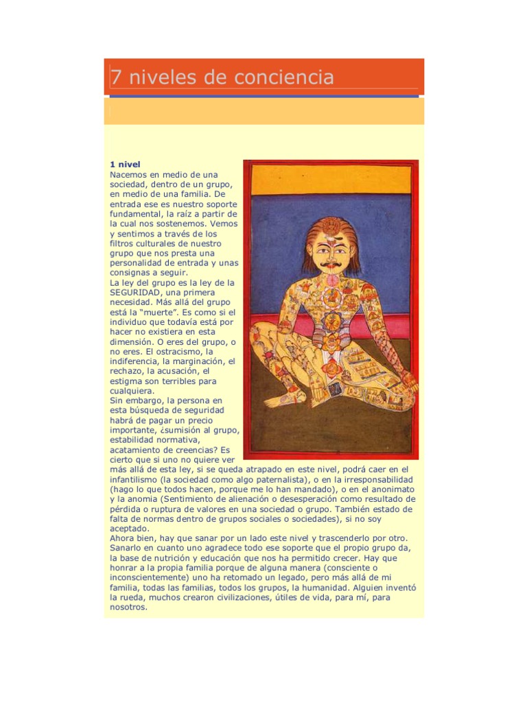 Los 7 Niveles de Conciencia Espiritual | PDF | Amor | Sociedad