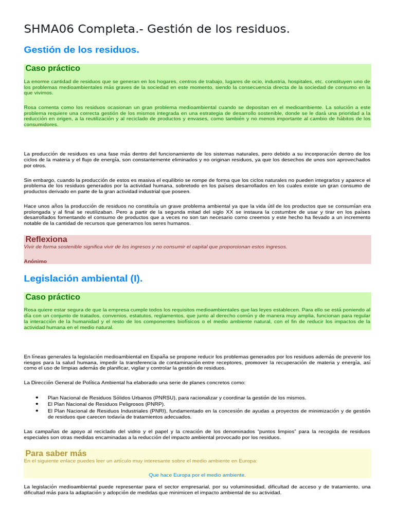 Gestión Sostenible de Residuos Urbanos | PDF | Residuos | Vertedero