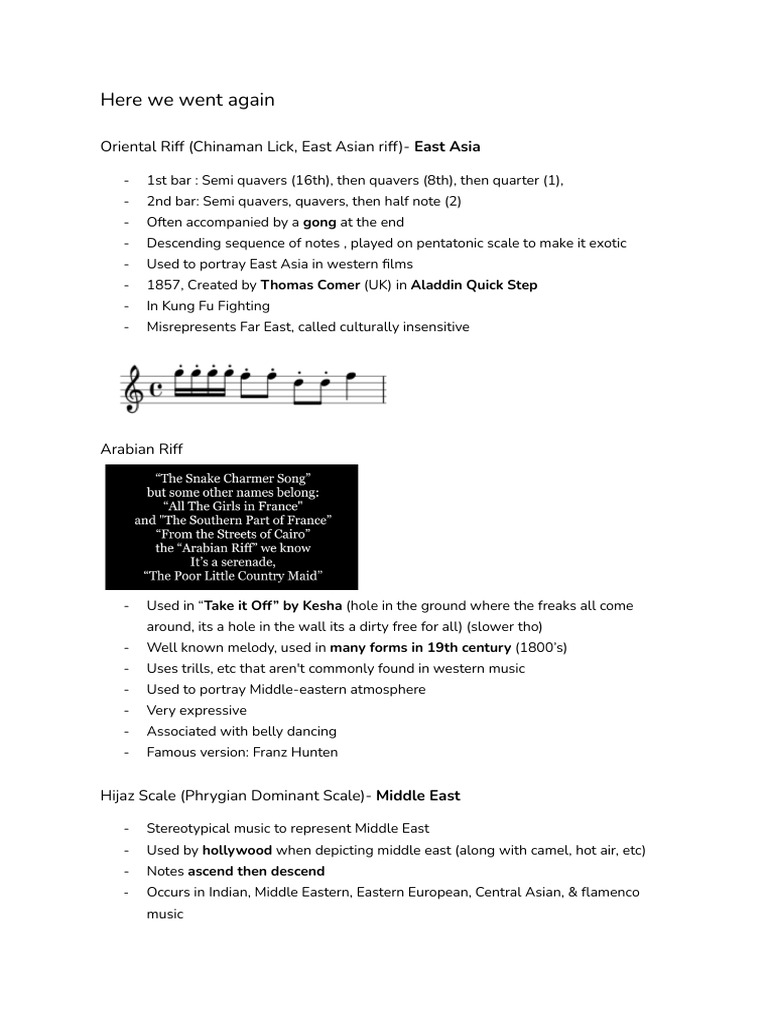 Cultural Riffs in Global Music | PDF