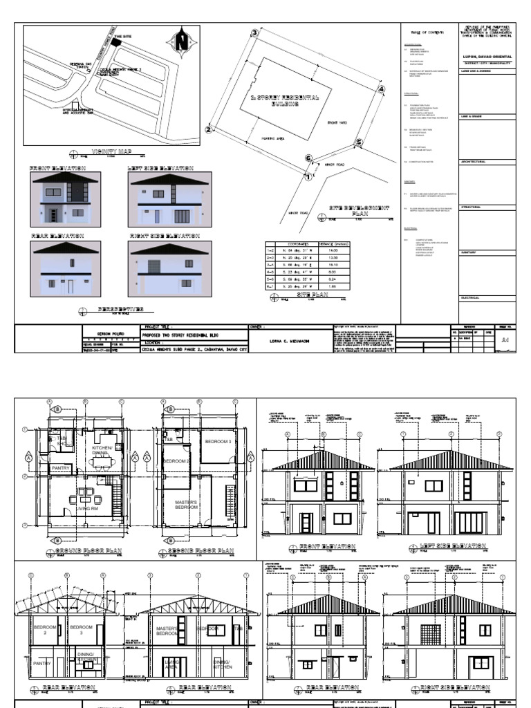 Residential Building Plans and Details | PDF