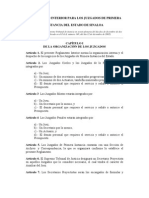 to Interior Para Los Juzgados de Primera Del Estado de Sinaloa