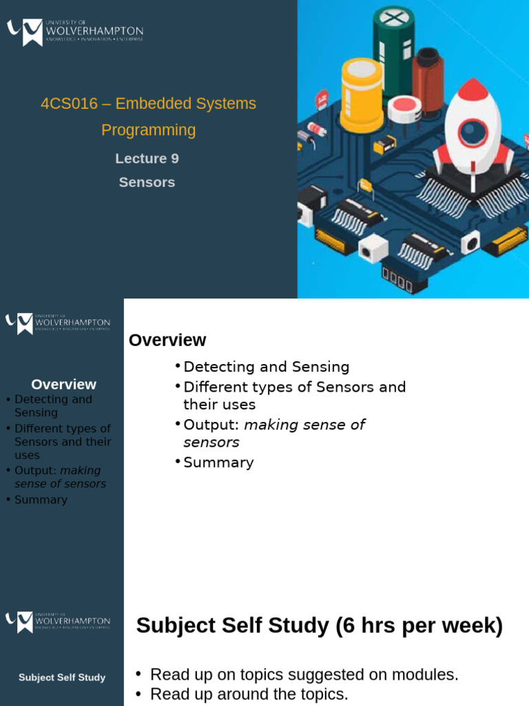 Understanding Sensors in Embedded Systems | PDF | Sensor | Measuring ...