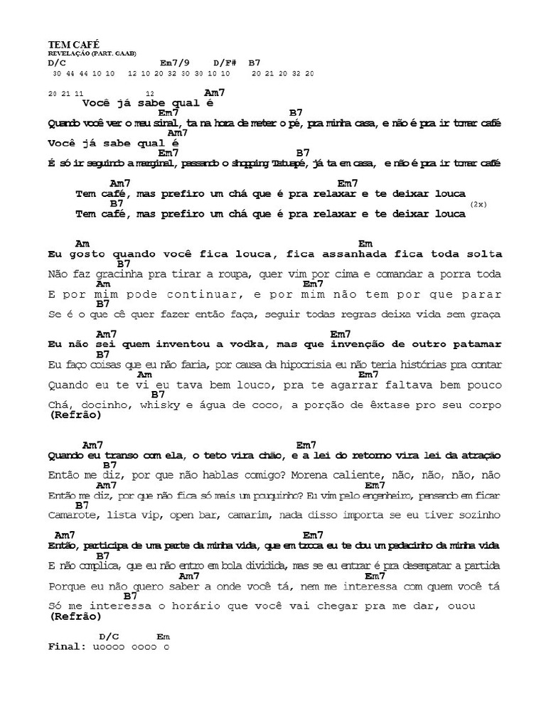 32 Tem Café (Part. Gaab) | PDF
