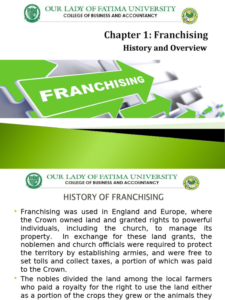 Franchising History and Overview | PDF | Franchising | Economies