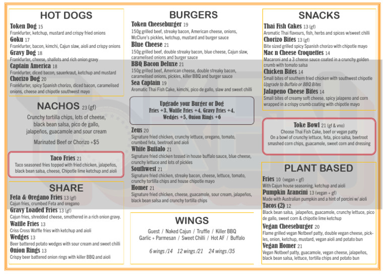 Food Menu Aug 2024 | PDF | Hot Dog | French Fries
