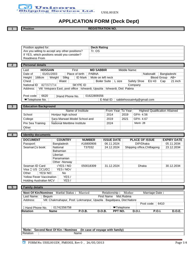 Local Guide Program Application Form | PDF | Identity Document ...
