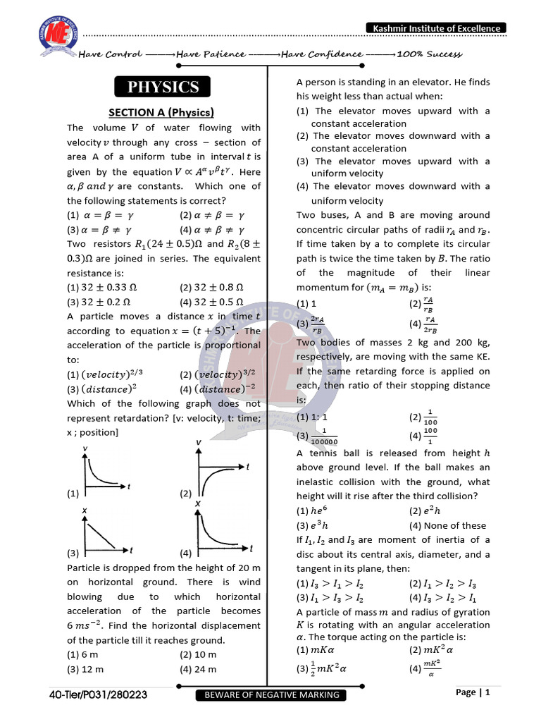 KLP 31 | PDF | Dipole | Capacitor