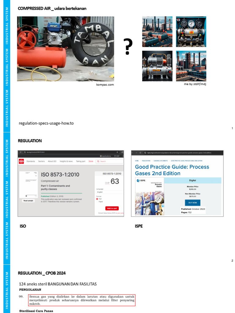 Compressed Air in Pharma Industry | PDF | Particulates | Tablet (Pharmacy)