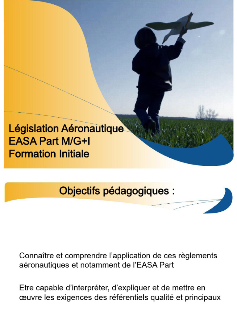 Formation EASA Part M/G: Réglementation Aéronautique | PDF | Transport ...